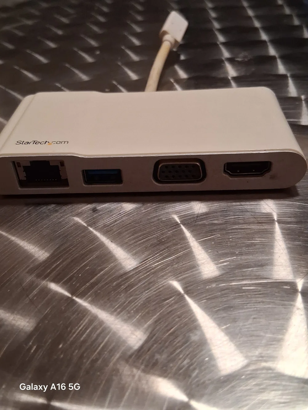 White USB-C Multiport Adapter